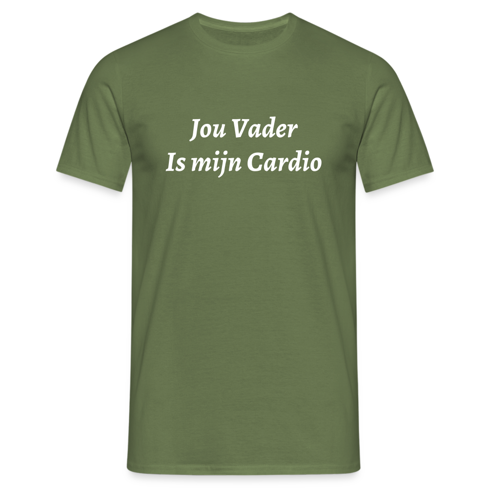 Jou Vader Is Mijn Cardio Shirt - military green