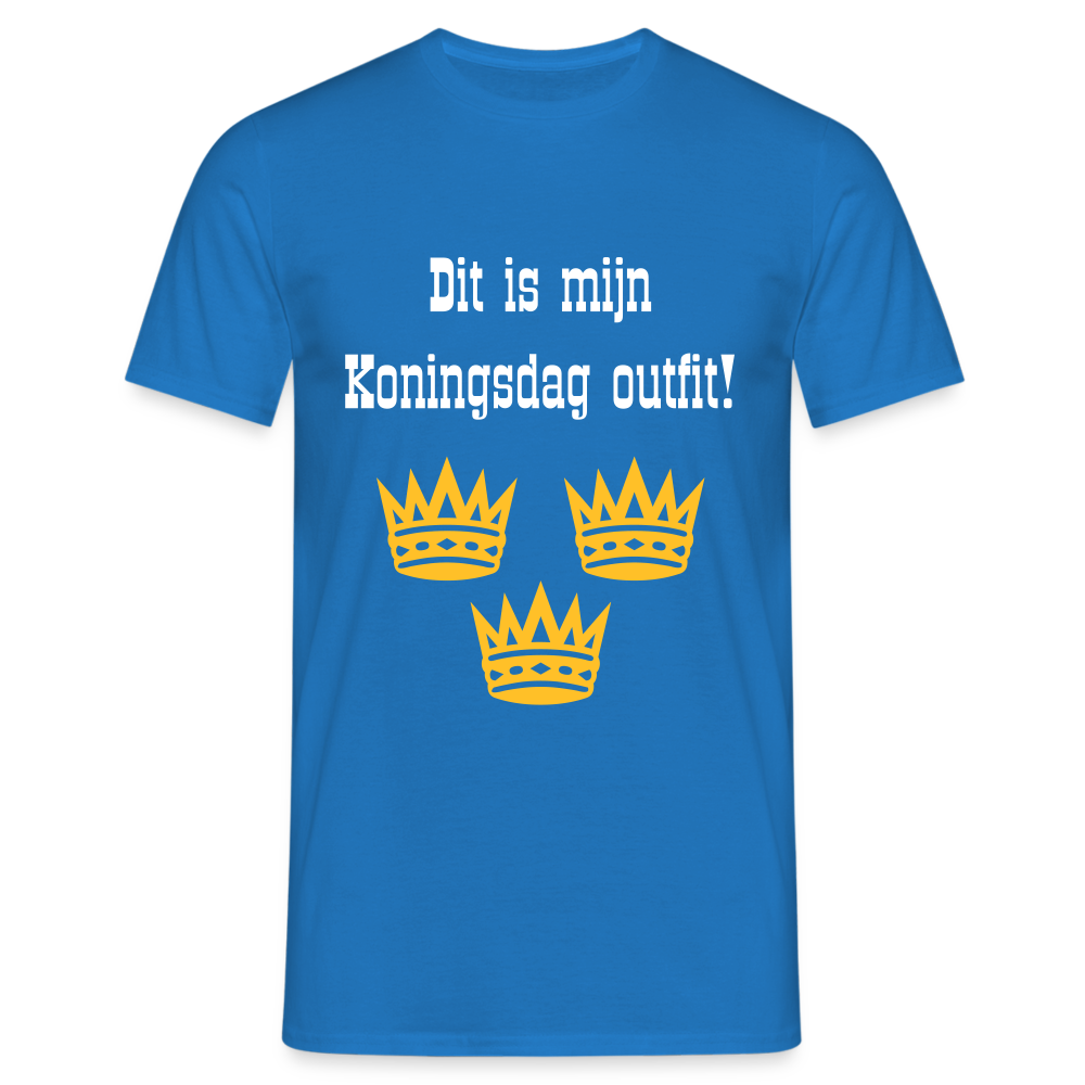 Dit Is Mijn Koningsdag Outfit! T-Shirt - royal blue