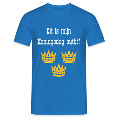 Dit Is Mijn Koningsdag Outfit! T-Shirt - royal blue