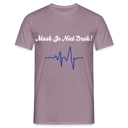 Maak Je Niet Druk! Carnaval T-Shirt - purple-grey 